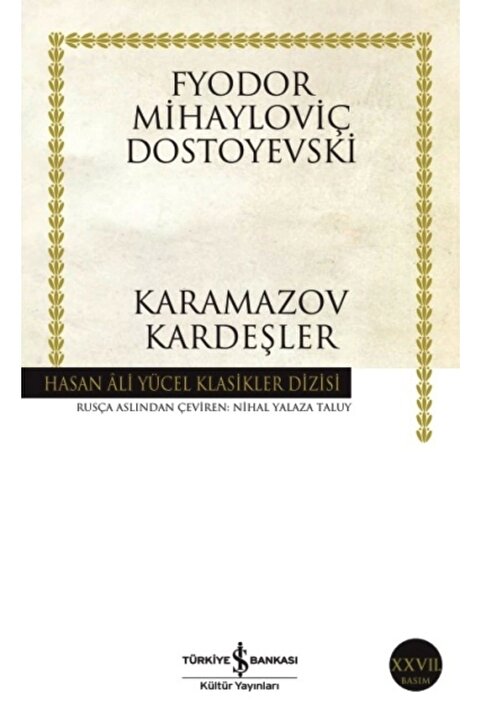 Türkiye İş Bankası Kültür Yayınları KARAMAZOV KARDEŞLER