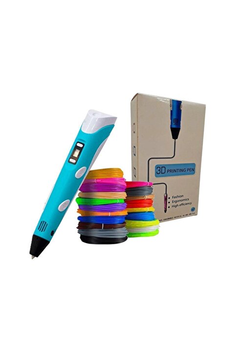 3D Pen 3 Boyutlu Kalem - Mavi