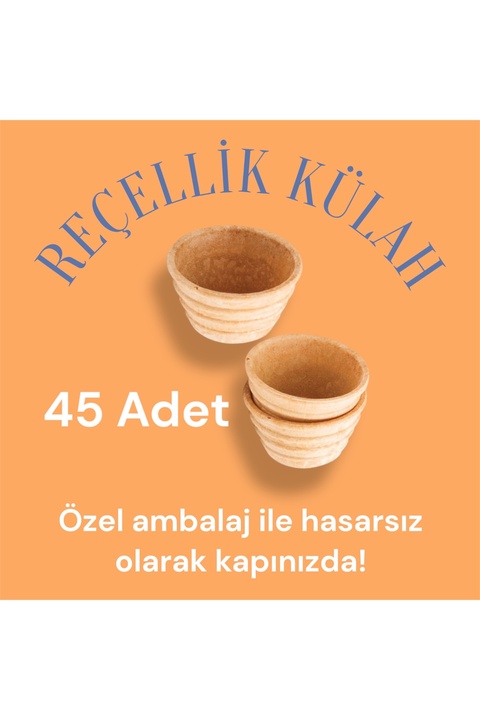 Banes Mini Reçellik Kornet Külah 45’li