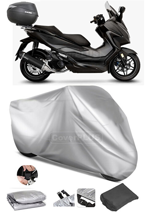 CoverPlus Honda Forza Branda Arka Çanta Uyumlu Motorsiklet Brandası Nss250 Nss300