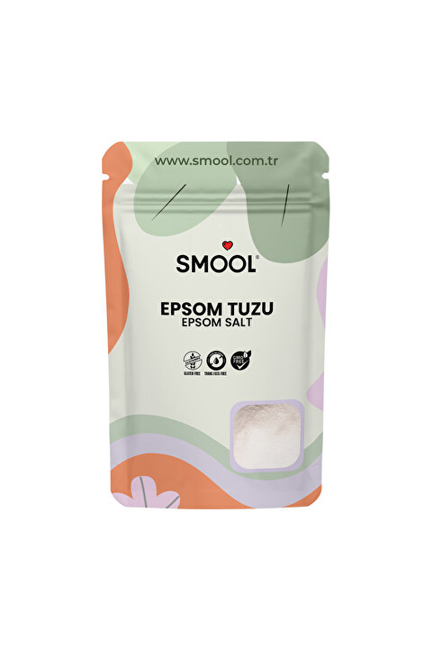 SMOOL Epsom Tuzu (1000 GR) Ingiliz Tuzu Katkısız, Banyo Tuzu Ayak Banyosu Peeling 1 Kg