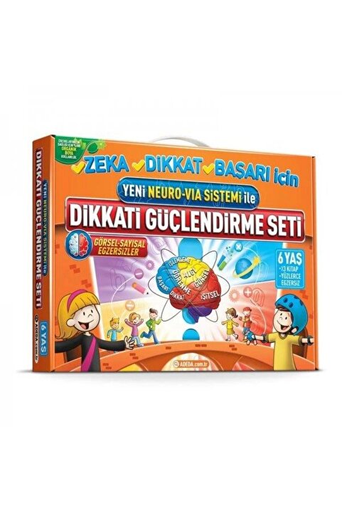 Adeda Yayınları Dikkati Güçlendirme Seti 6 Yaş
