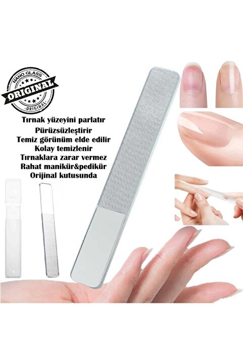 Genel Markalar Nano Cam Tırnak Parlatıcı Ve Törpü Manikür Pedikür Cam Tırnak Törpüleme Aleti