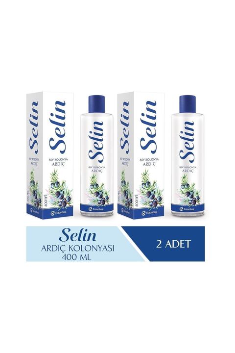 Selin Parfümlü Kolonya Ardıç 400 ml 2'li Set