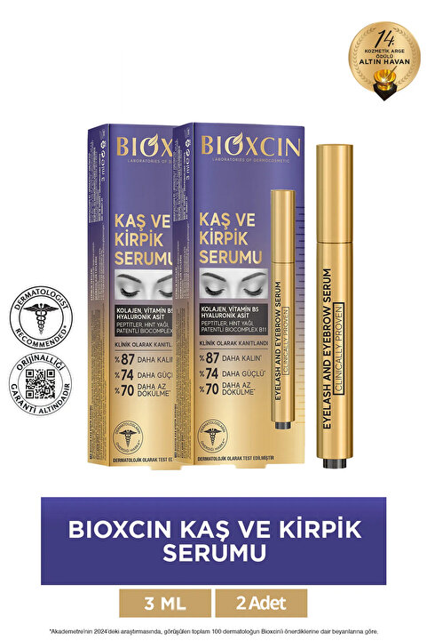 Bioxcin Kaş ve Kirpik Serumu x 2 Adet