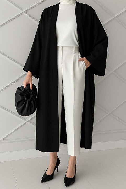 CNG MODA Aerobin Geniş Kollu Oversize Kimono