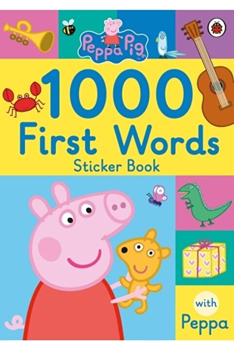 Genel Markalar Peppa Pig: 1000 First Words Sticker Book