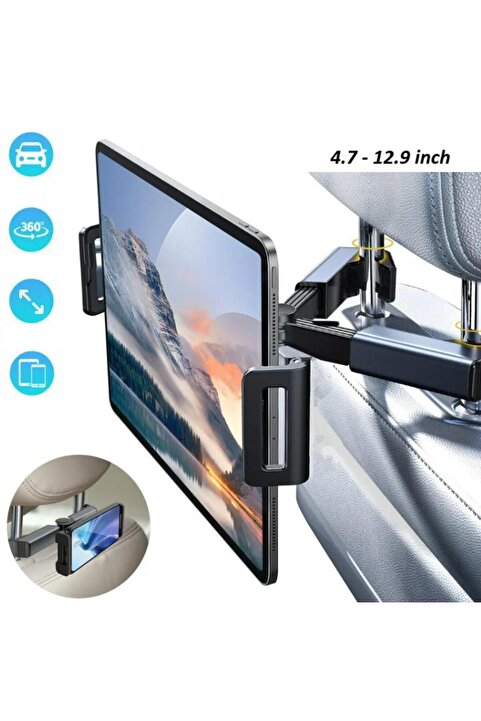 optana Koltuk Arkası Oto Tablet Telefon Tutucu Araba İçi Tablet Telefon Tutacağı Telefon Araç İçi Tutacak