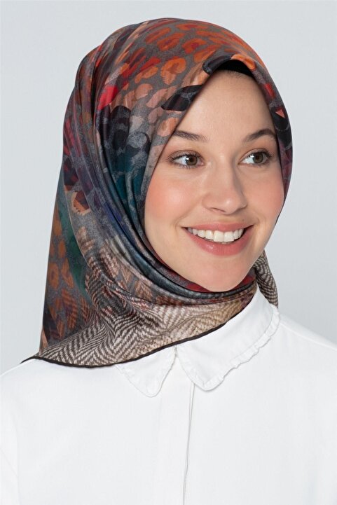Armine Nostalji Serisi Twill İpek Eşarp 8201D-31
