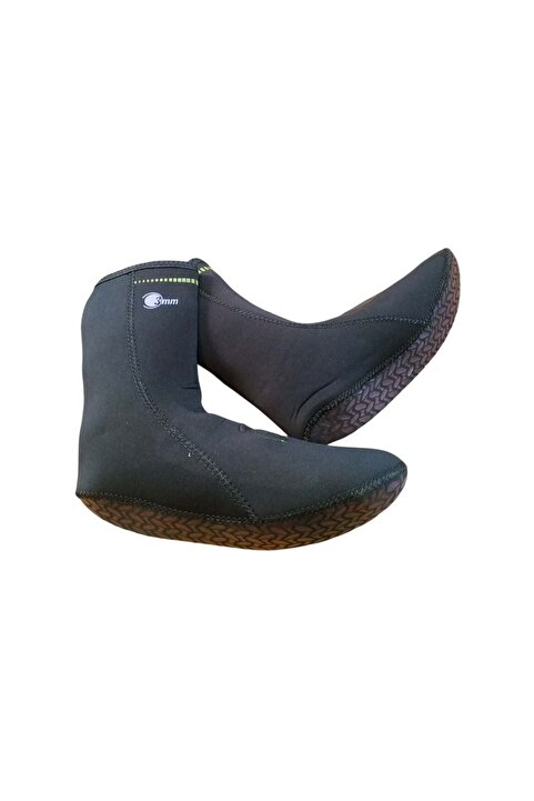 Avcı Market 3mm Neopren Kaydırmaz Tabanlı Siyah Dalış Çorabı - 46-47
