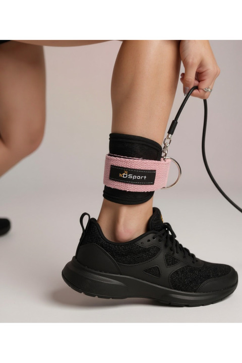 DSport Professional Ankle Strap - Ayak Bileği Kayışları, Fitness Ayak Bilekliği - Kabel Egzersizleri 2 Adet