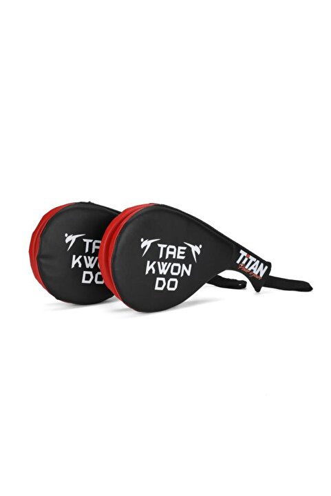 Titan Sport Taekwondo Raket Kırmızı Siyah 2'Lİ Set