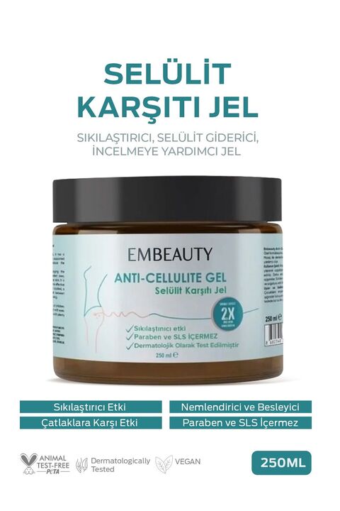 Embeauty Inceltici , Sıkılaştırıcı, Selülit Ve Çatlak Giderici Vücut Şekillendirici Jel 250 ml