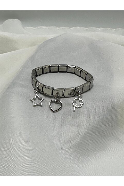 Lav Aksesuar italyan charm bileklik 9 mm çelik paslanmaz çelik Italian charm bracelet