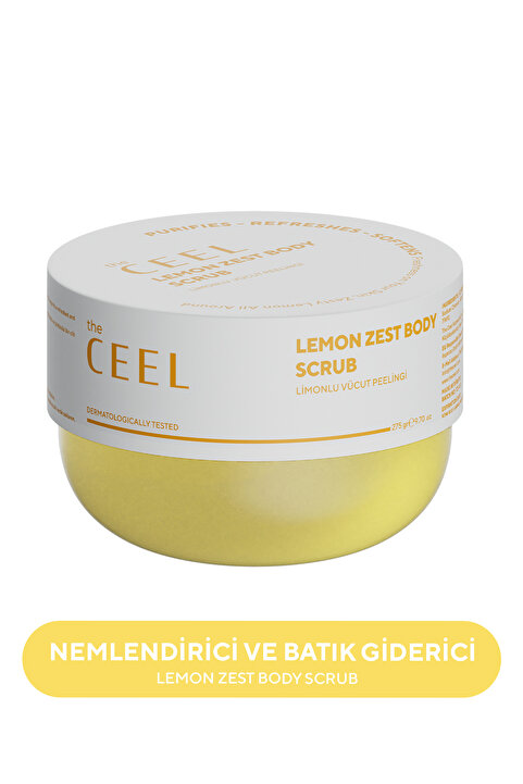 The Ceel Nemlendirici, Besleyici, Batık Giderici ve Arındırıcı Vücut Peelingi Limon Özlü 275 gr