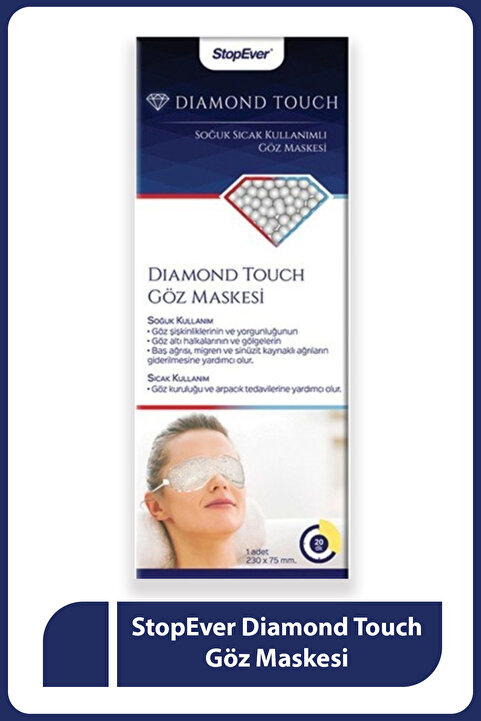 StopEver Diamond Touch Göz Maskesi | Soğuk & Sıcak Kullanıma Uygun |