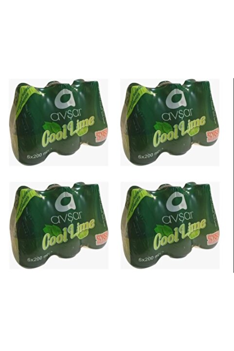 Avşar Cool Lime Nane Limon Aromalı Maden Suyu 200 Ml X 24 Adet