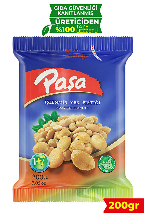 Paşa Kuruyemiş İşlenmiş Yer Fıstığı 200 gr