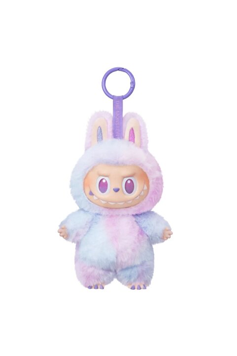 HEDİYEBİZİZ tivens POP MART LABUBU THE MONSTERS BİG İNTO LUCK PELUŞ FİGÜR MOR RENK
