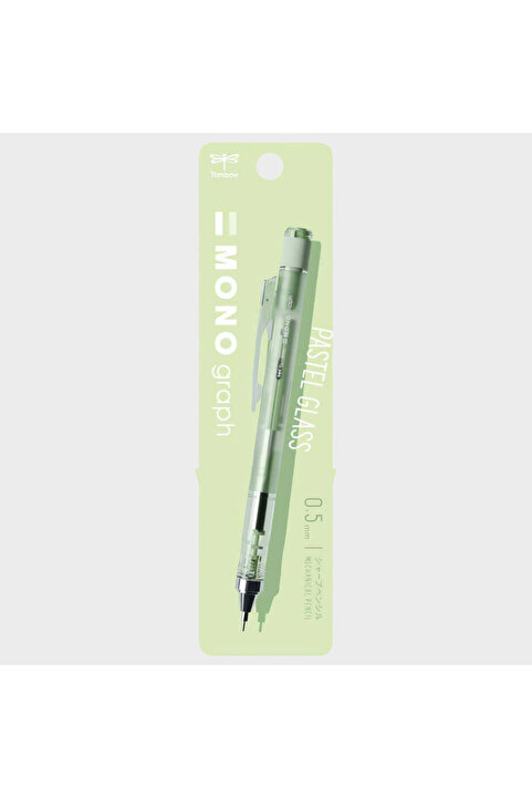 Tombow Mono Graph Pastel Glass Color 0.5mm Mekanik Kurşun Kalem Mint Whisper / DPA-149C