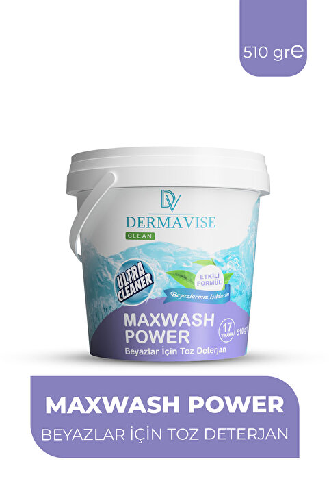 Dermavise Maxwash Power Beyazlar İçin Toz Deterjan 510 gr