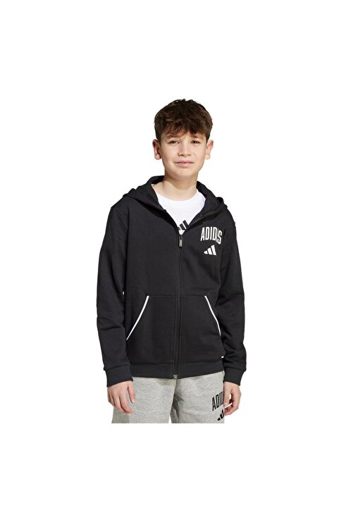 adidas Unisex Çocuk Siyah Ceket J CLGT FT FZ JM1534