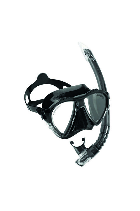 Cressi Matrix Maske Gamma Şnorkel Seti Black-black