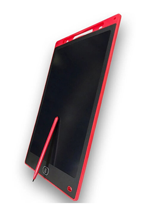Pemendo 12" Büyük Boy, Dijital Kalemli, Çizim Yazı Tahtası, Çocuk Çizim Tablet, 12 Inç Ekran, Kırmızı