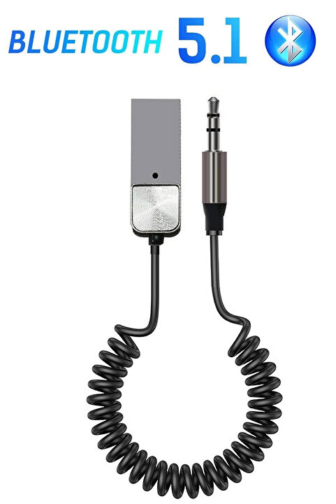 MAXGO 3128 Usb Wireless Bluetooth Araç Kiti Hifi Stereo Ses Alıcısı Aux 3.5mm Adaptörü Bluetooth 5.1