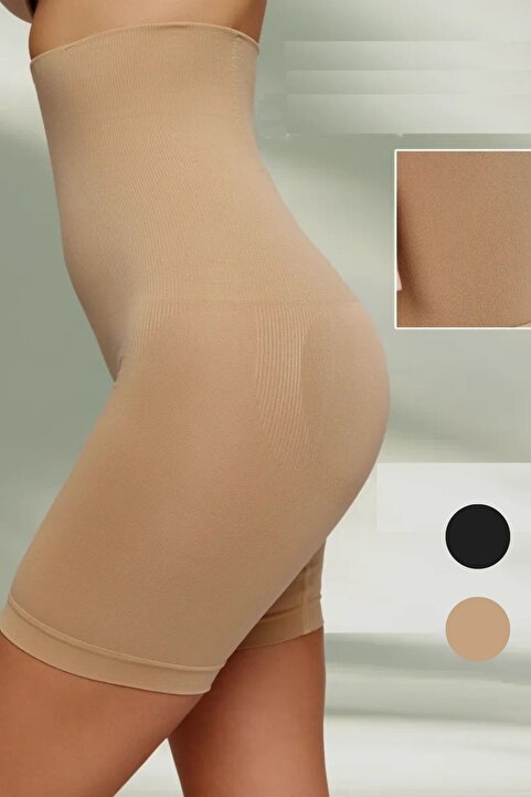 MİSTİRİK İrina Model Toparlayıcı Push Up Ve Sıkılaştırıcı Mini Korse Şort Ten Renk