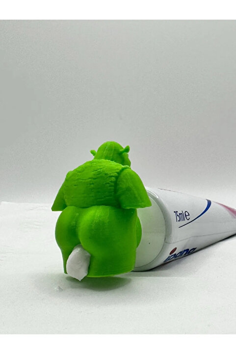Genel Markalar Shrek Diş Macunu Kapağı - Eğlenceli Diş Macunu Kapağı