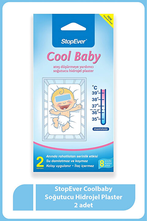 StopEver Coolbaby Soğutucu Hidrojel Plaster