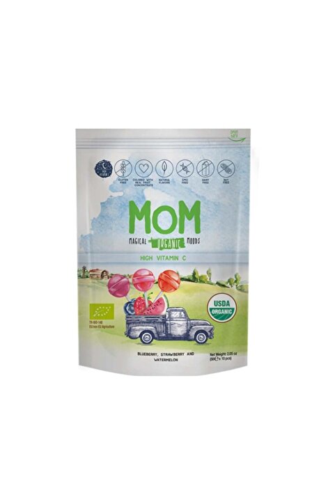 Mom Organik Lolipop 10'lu