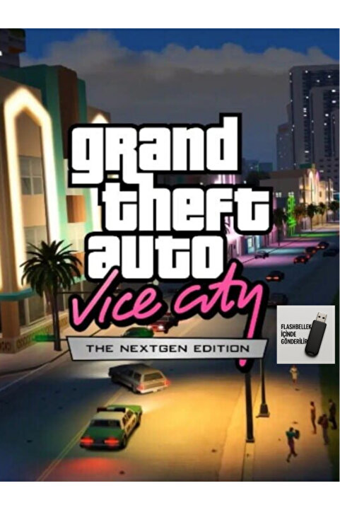 Tigdes 🎮 GTA Vice City NextGen Edition PC | 4K Yenilenmiş Grafik | Flash Bellekli Kurulum | Windows Uyumlu