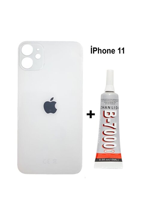 AZUR iPhone 11 Arka Kapak Pil Kapağı BEYAZ RENK