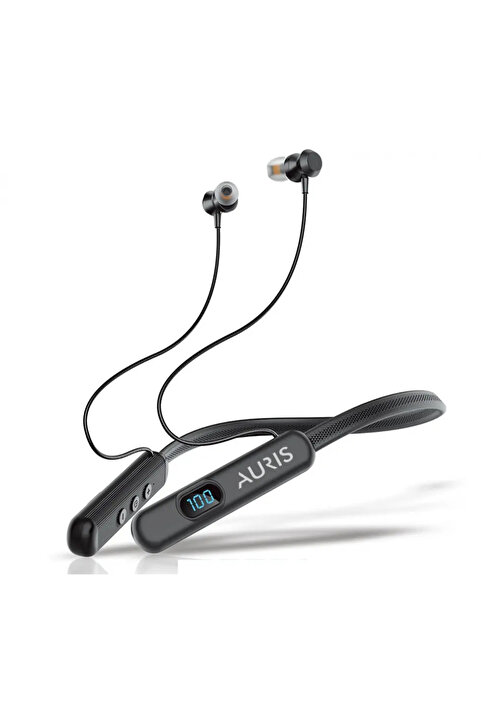Auris BT20 Siyah Boyun Askılıklı Bluetooth Kulaklık 200 Saat Pil Ömürlü Mix Bluetooth Kulaklık
