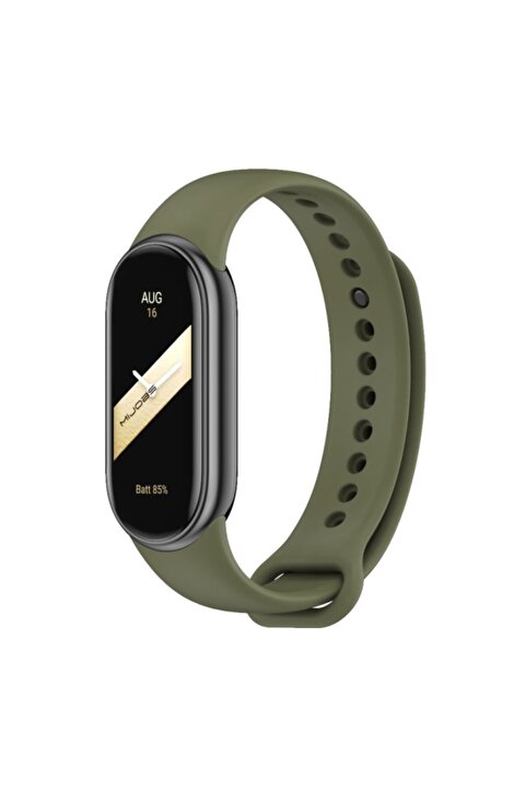 Techmaster Xiaomi Mi Band 8 9 10 Uyumlu Akıllı Bileklik Silikon Kordon Kayış