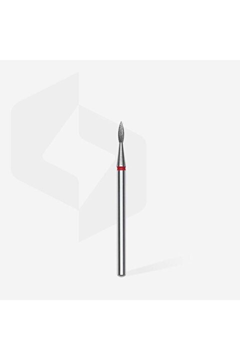 STALEKS Elmas Sivri Alev Freze EXPERT, Kırmızı, Çap 1,8 mm, Çalışma Kısmı 8 mm FA11R018/8