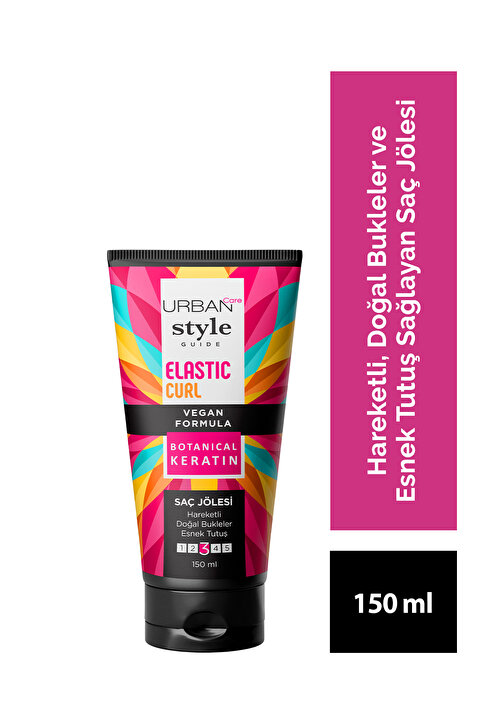 Urban Care Style Guide Elastic Curl Hareketli Doğal Bukleler Sağlayan Jöle - Esnek Tutuş-vegan-150 ml