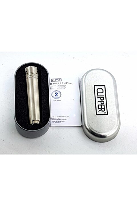 Clipper Metal Çakmak Taşlı