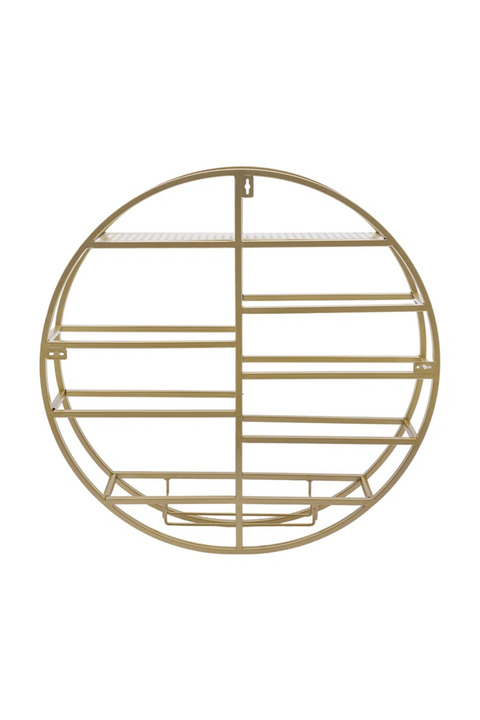 df doffo.com.tr creative furniture designs Gold Metal Daire Şaraplık Duvara Monte Daire Metal Şarap Rafı Kadehlik