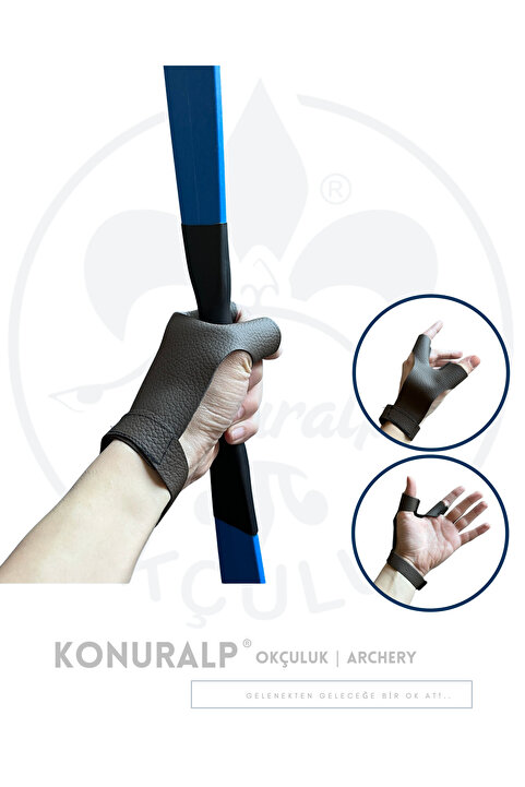 KONURALP OKÇULUK Geleneksel Okçuluk - Deri Okçu Eldiveni