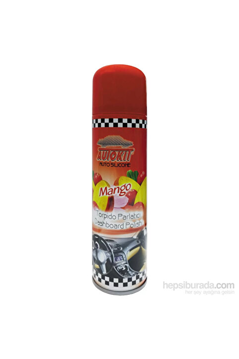 Autokit 220ml Torpido Parlatıcı Parfumlu Silikon Sprey Mango