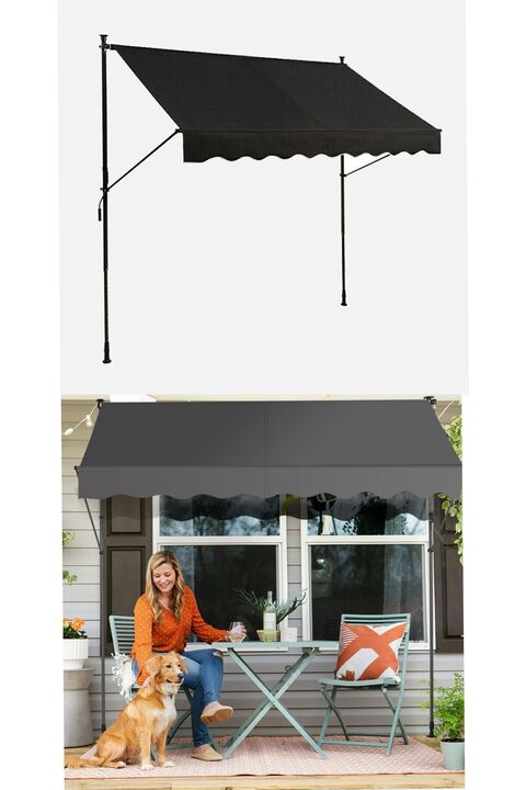 Magnotto Balkon Teras Tente Çadır Gölgelik Teleskopik Açılır Kapanır Katlanır Tente Bahçe Villa Kafe Restoran Dükkan İşyeri Lokanta Tentesi 250x130 cm