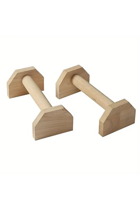 Genel Markalar 25 CM Ahşap Şınav Barı, Amut Barı, Paralel Bar