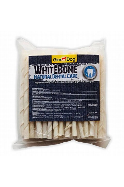 Gimdog Chew Bone Sütlü Burgu Çubuk 50 Adet