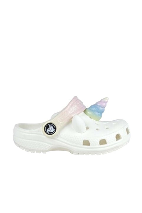 Crocs Classic IAM Rainbow UnicornCgT 209701-0WV Beyaz Terlik