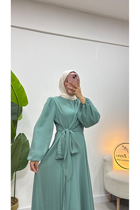 moda zeynaa Şifon Eliff Abiye