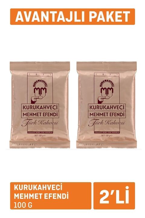 Mehmet Efendi Kurukahveci 2 X 100 gr