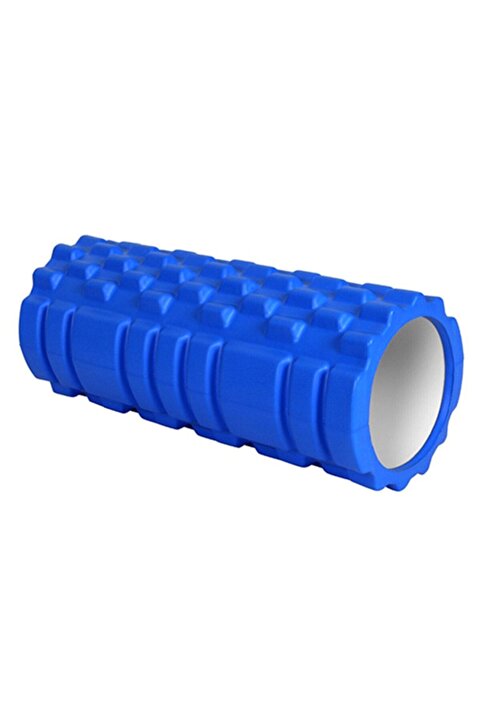 Delta Yüksek Yoğunlukta Orta Sert Deluxe Foam Roller Masaj Köpüğü Pilates Masaj Rulosu-mavi